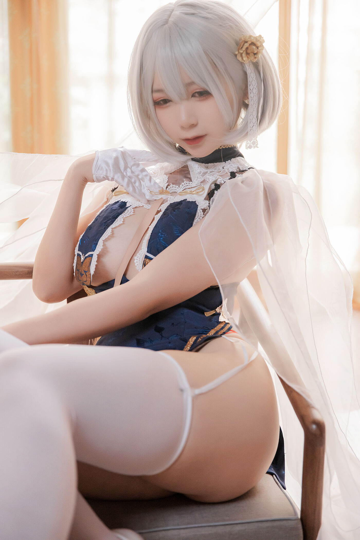 樱落酱 NO.014 旗袍天狼星 [20P]插图4